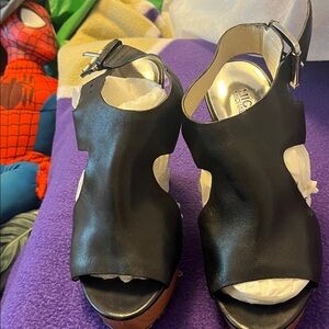 MICHAEL Michael Kors Black Wedges